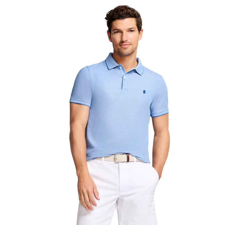 IZOD Herren Big & Tall Advantage Performance Polohemd Schmale Passform L Helles Kobaltblau