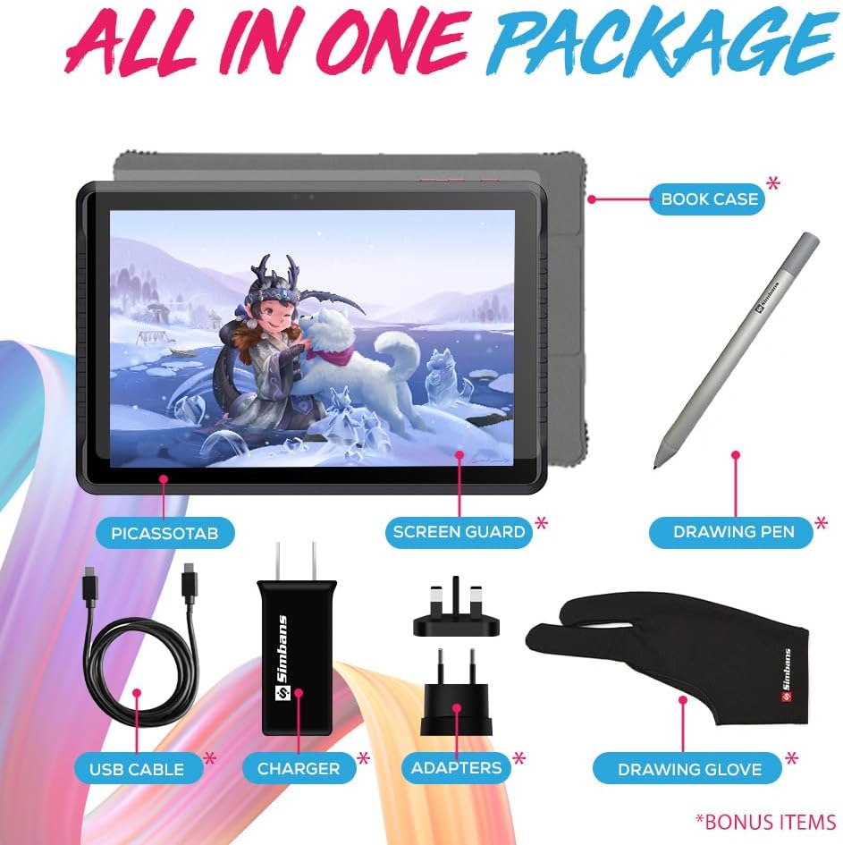 PicassoTab A12 Zoll Zeichentablett und Stift 6GB, 6GB