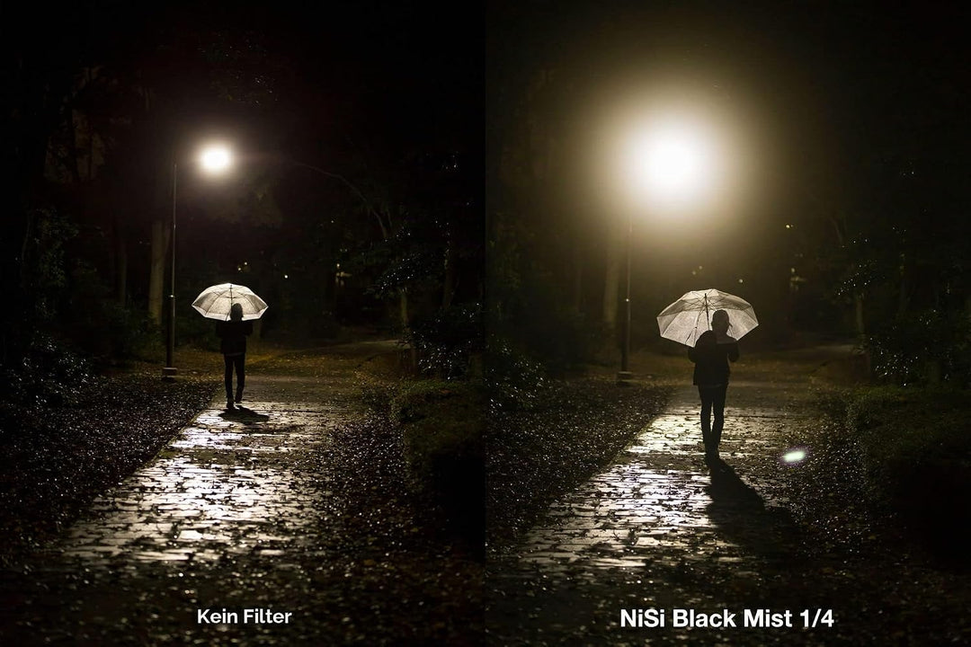 NiSi 95mm Black Mist 1/8 Diffusion Filter - Promist Effektfilter (1/8 Blende), 95mm Black Mist 1/8