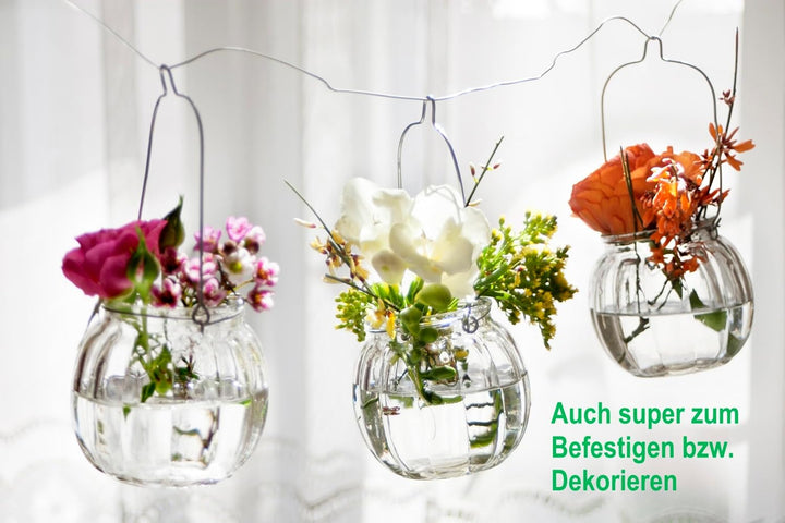 Weichgeglühter PREMIUM Blumendraht Made in Germany Ø0,65mmx38m je Stück | Äusserst biegsam, stabil &amp;