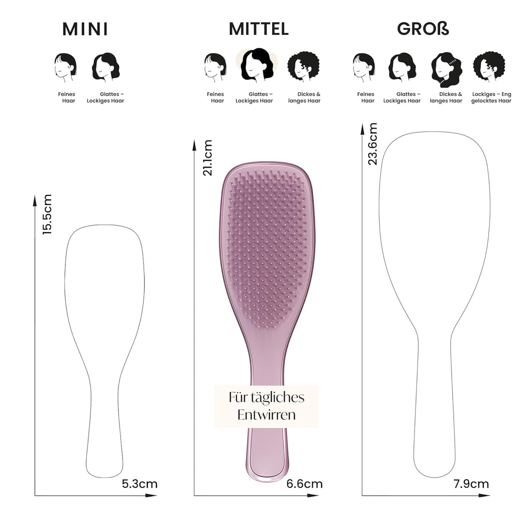 Tangle Teezer Ultimate Detangler Haarbürste – Nasses & Trockenes Haar – Entwirrungsbürste für Alle H