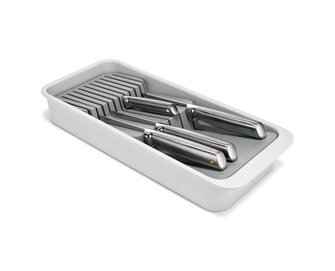 Joseph Joseph DrawerStore 2-Stufiger Messer Organizer, für bis zu 16 Messer, Zerlegbar, recyceltem P