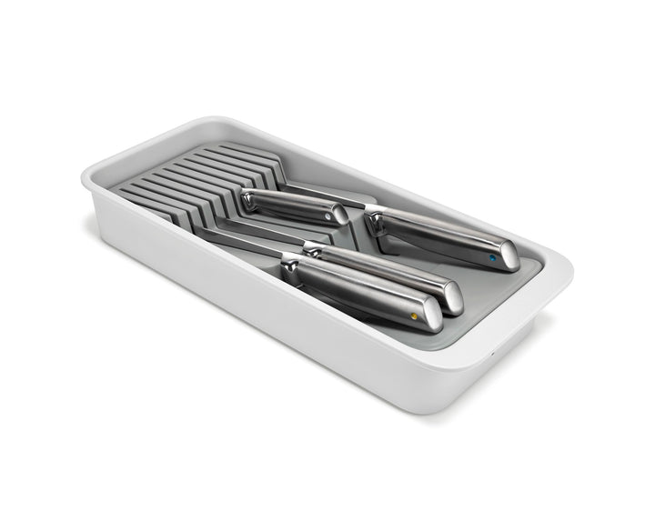 Joseph Joseph DrawerStore 2-Stufiger Messer Organizer, für bis zu 16 Messer, Zerlegbar, recyceltem P