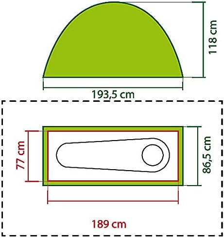 Zelt mit Feldbett 4in1-Zelt, Feldbett & Winter-Schlafsack, 4in1-Zelt, Feldbett & Winter-Schlafsack