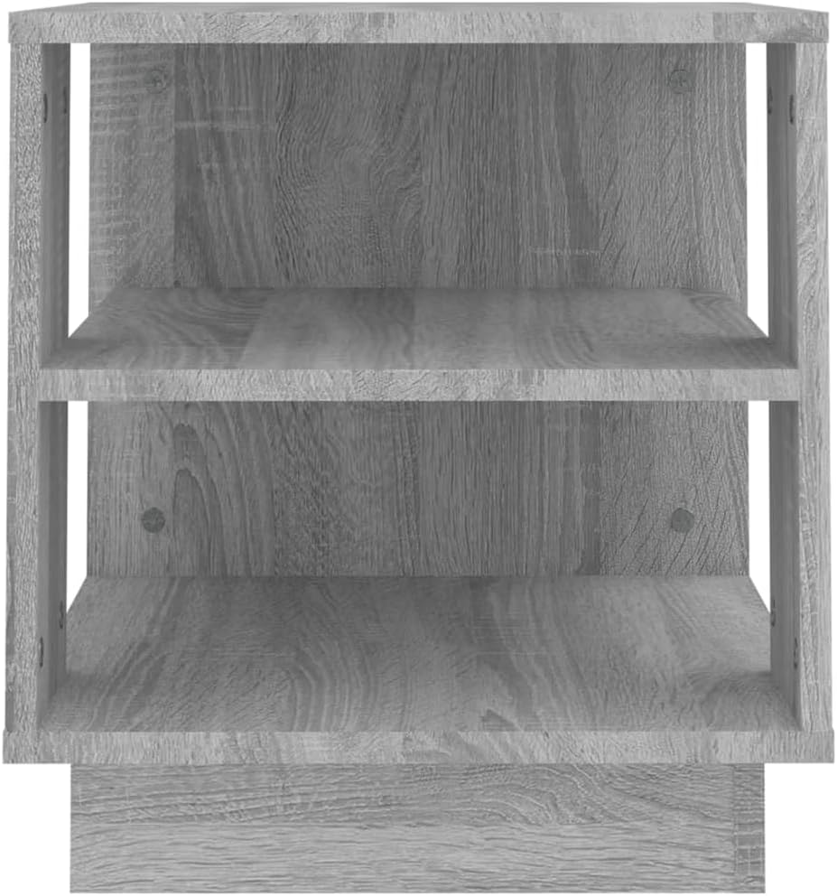 vidaXL Couchtisch mit 2 Ablagen Beistelltisch Wohnzimmertisch Kaffeetisch Sofatisch Teetisch Tisch G