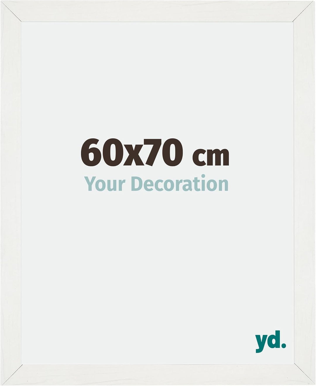 yd. Your Decoration - Bilderrahmen 60x70 cm - Bilderrahmen aus MDF mit Acrylglas - Antireflex - Ausg