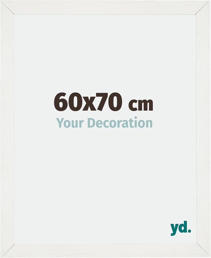yd. Your Decoration - Bilderrahmen 60x70 cm - Bilderrahmen aus MDF mit Acrylglas - Antireflex - Ausg