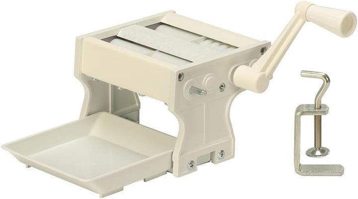 MAAJ® NUDELMASCHINE 4in1 MIT AUSWELLWALZE + 0.7 + 1 mm FEINE SUPPENNUDELN + 6 mm TAGLIATELLE