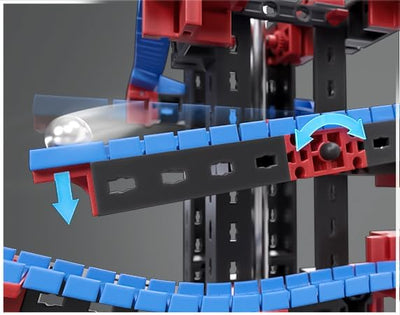 fischertechnik Kugelbahn Dynamic S 539175 – Konstruktionsspielzeug, Murmelbahn für Kinder ab 7 Jahre