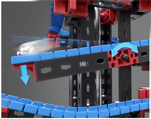 fischertechnik Kugelbahn Dynamic S 539175 – Konstruktionsspielzeug, Murmelbahn für Kinder ab 7 Jahre