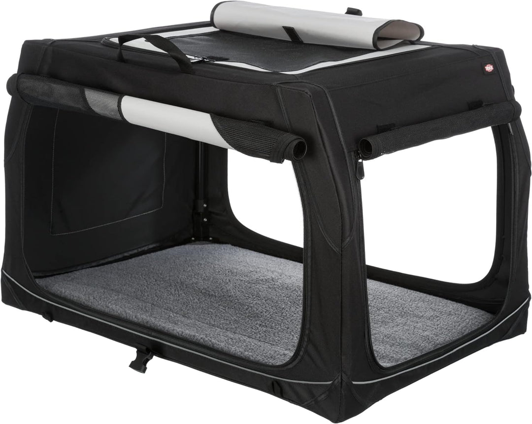 Trixie 39722 Mobile Kennel Vario 30, S–M: 76 × 48 × 51 cm L 76 x B 51 x H 48 cm, L 76 x B 51 x H 48