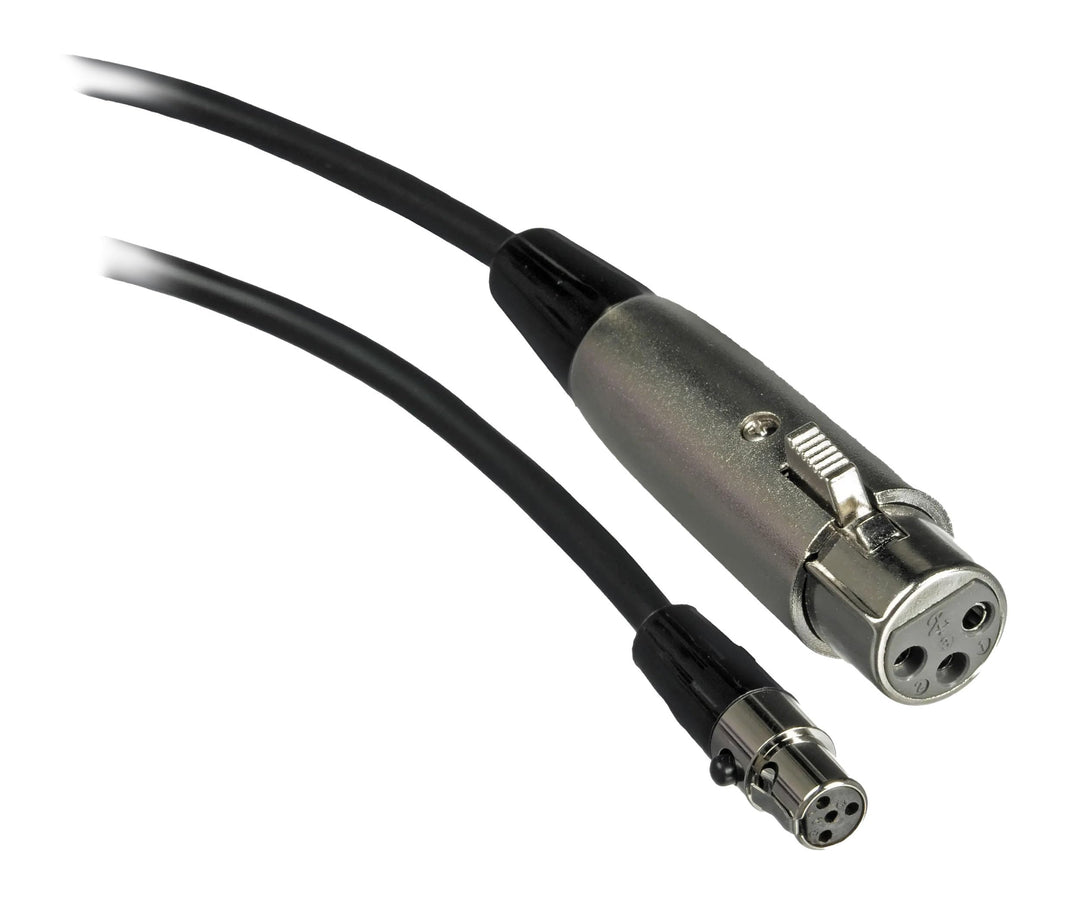 Shure WA3104 Fuss-Mikrofonadapterkabel, 4-Pin Mini Connector (TA4F) to XLR(F) Connector