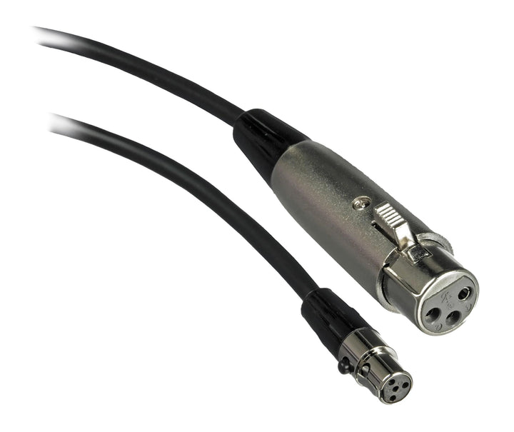 Shure WA3104 Fuss-Mikrofonadapterkabel, 4-Pin Mini Connector (TA4F) to XLR(F) Connector