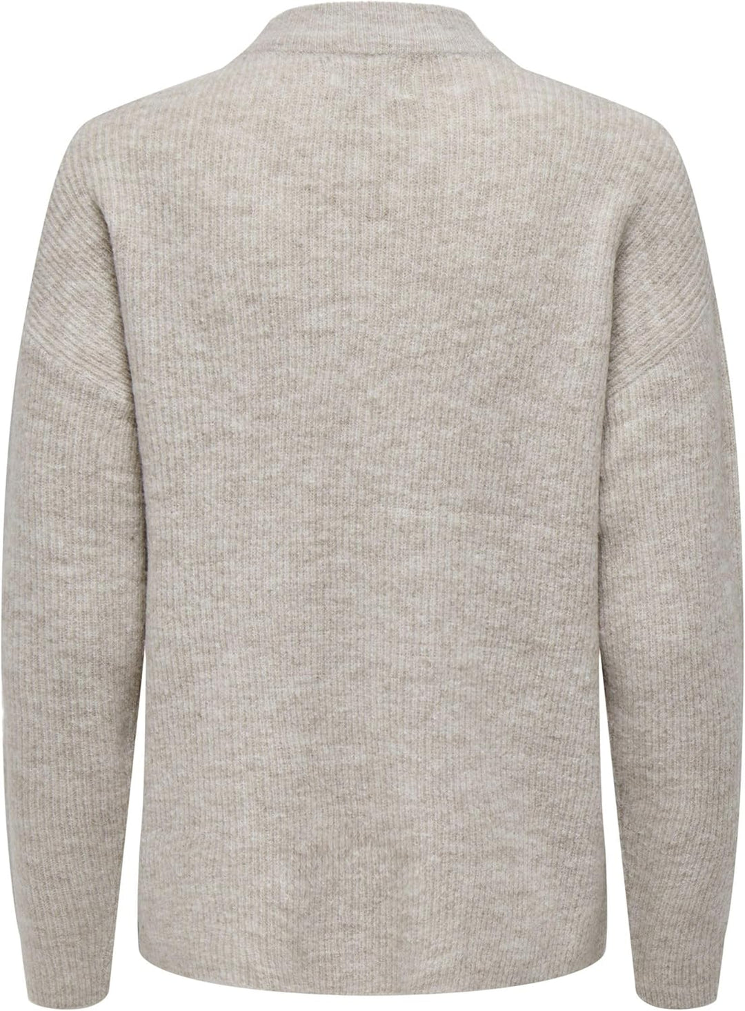 ONLY Female Strickpullover Normal geschnitten Rundhals Tief angesetzte Schulter Pullover L Pumice St