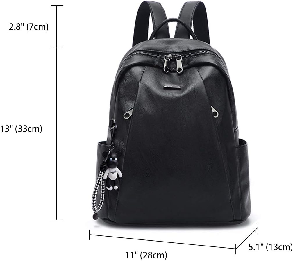 DEERWORD Damen Rucksack Handtaschen Elegant Anti Diebstahl Frau Stadtrucksack Henkeltaschen Tagesruc