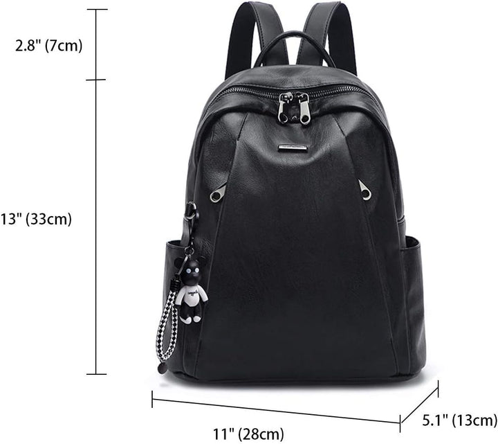 DEERWORD Damen Rucksack Handtaschen Elegant Anti Diebstahl Frau Stadtrucksack Henkeltaschen Tagesruc