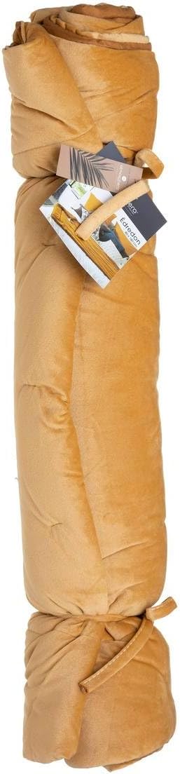 Atmosphera - Steppdecke Sonia aus Samt - senfgelb 80 × 180 cm - Ocker, Ocker