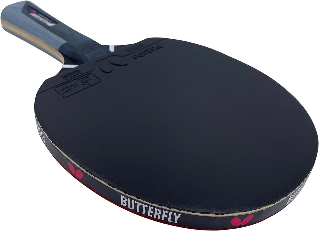 Butterfly® Timo Boll Titanium Tischtennisschläger | mit Carbon Lage | ITTF zertifizierter Wakaba Bel