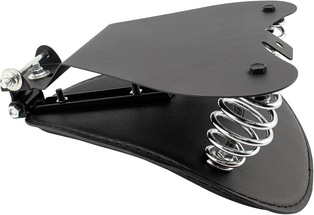 BREDUXSER Motorrad Bobber Sitz, Krokodil Leder Motorrad Solo Sitz für Sportster XL1200 883 48 Dyna S