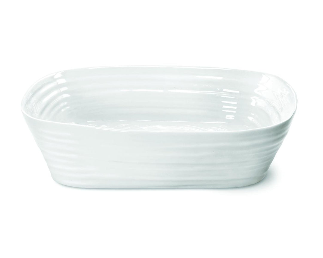 Portmeirion Home & Gifts Sophie Conran Lasagne Bräter (Weiss, 11,5 Zoll), Weiss