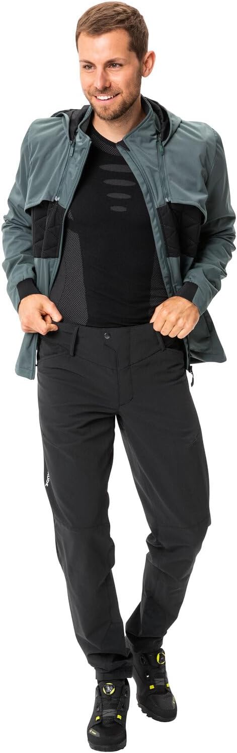 Men's Qimsa Light Softshell Pants, Black Uni