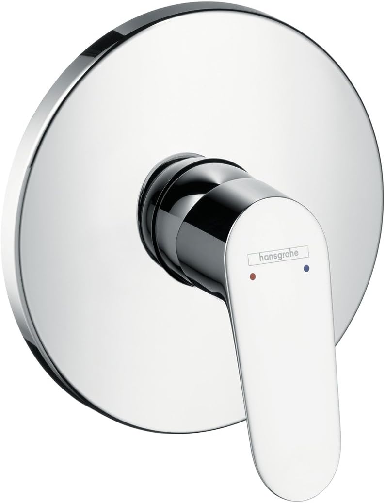 hansgrohe Focus Unterputz Duscharmatur, für 1 Funktion, Chrom Dusche Chrom, Dusche Chrom