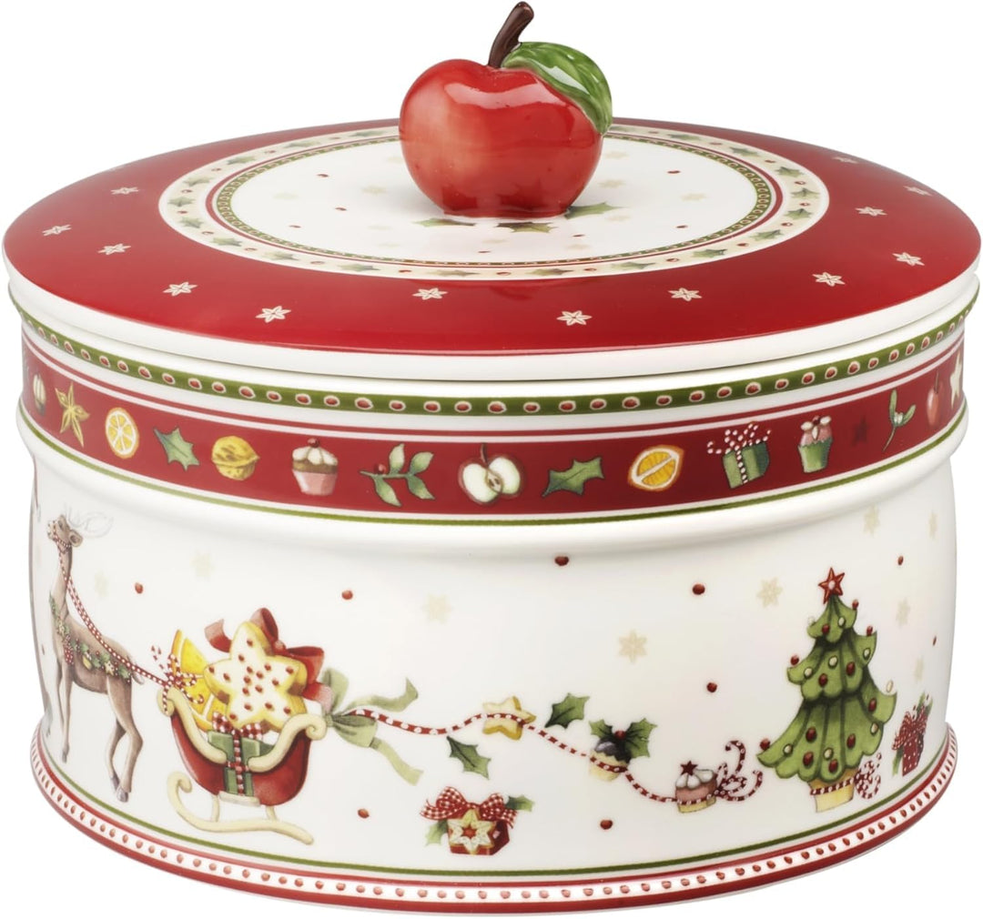 Villeroy & Boch - Winter Bakery Delight Plätzchendose bunt, Gebäckdose Weihnachtlich gross, Keksdose