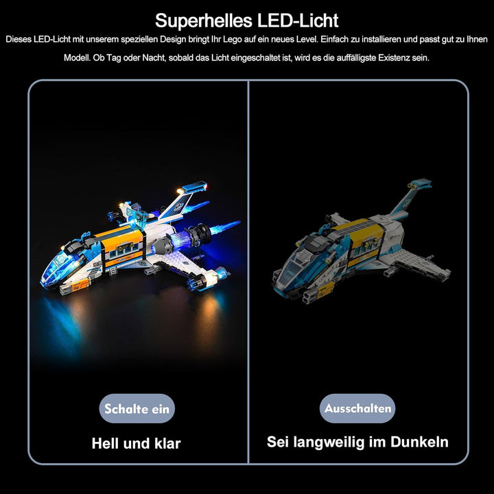 Led Licht Set Kompatibel mit Lego Mr. Oz's Spacebus (Kein Modell), Dekorationsbeleuchtungsset Compat