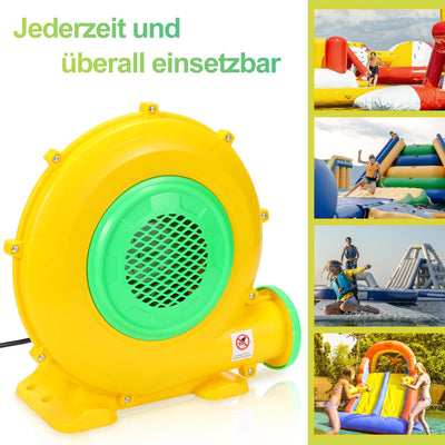 Sonnewelt Gebläse hüpfburg, Luftpumpe mit Netzkabel Hüpfburg Elektrische Luftpumpe für aufblasbare S