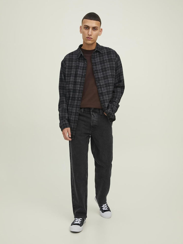 JACK &amp; JONES Male Loose fit Jeans JJIEDDIE JJORIGINAL CJ 275 PCW NOOS Loose fit Jeans 29W / 30L Blac