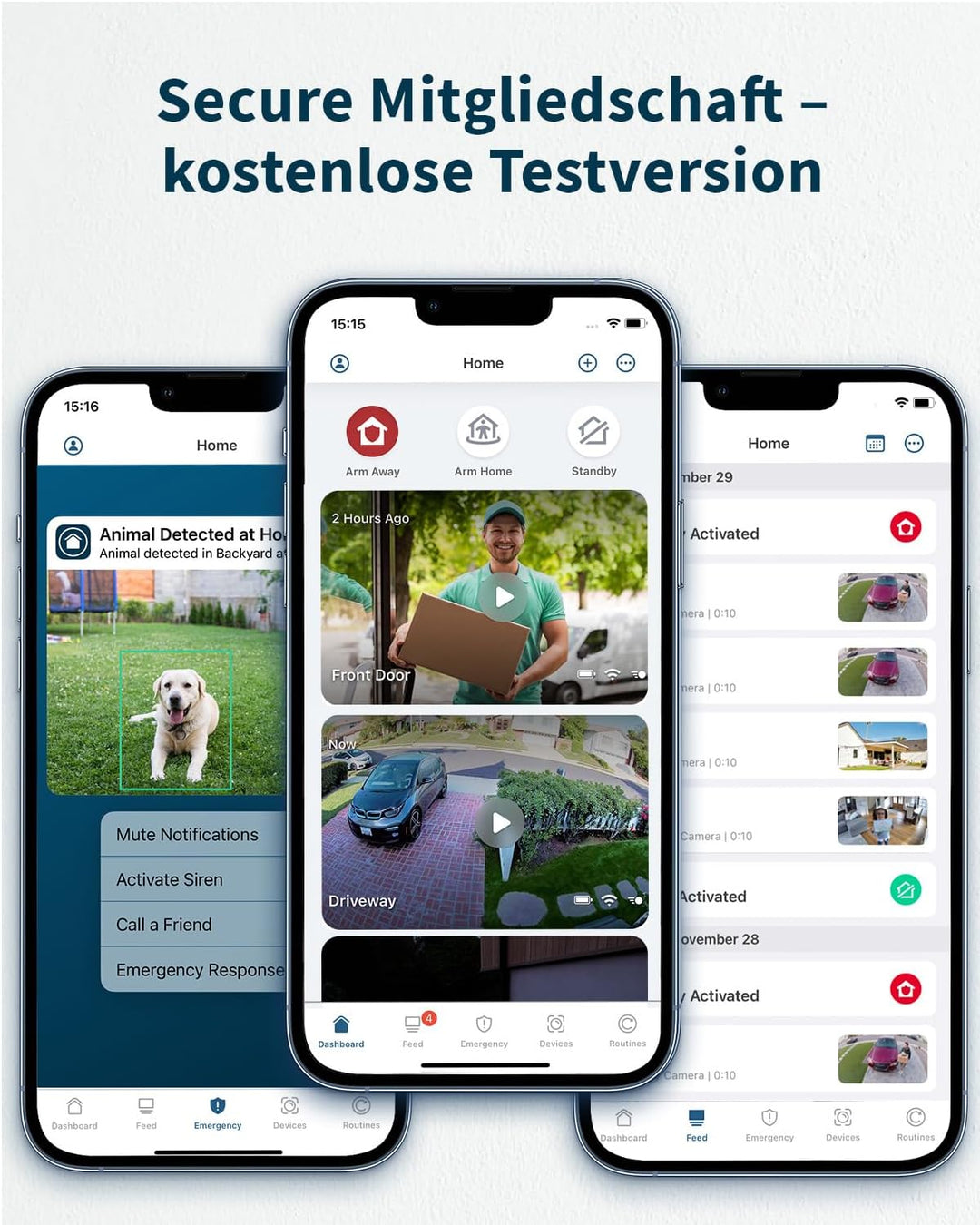 Arlo Essential 2 HD Akku Überwachungskamera Aussen WLAN, Kabellos, 1080p Video, Farbnachtsicht, Lich