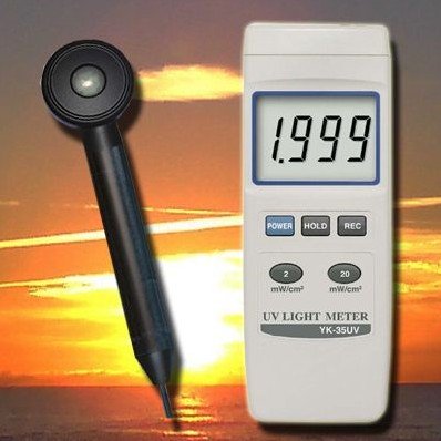 UV-Messgerät UV-Tester UV-Messer UV-Meter UVA/UVB Sonnenstrahlung Solarium Sonnenstudio UV1