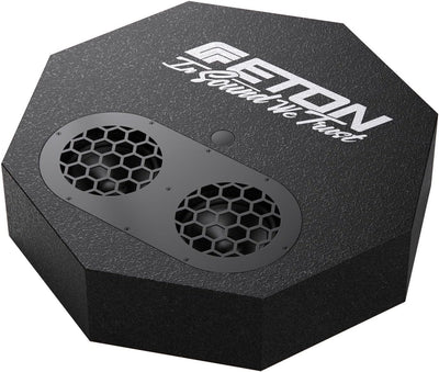 Eton Res Flat Flacher Aktiver Reserverad Subwoofer 300 Watt RMS - 2X 13cm Langhub-Subwoofer - 126mm