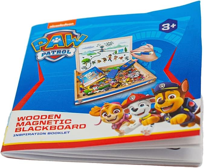 HH Poland 67474-WMB-PAW 1 Paw Patrol Kindertafel Magnettafel Spielzeug, Schwarz