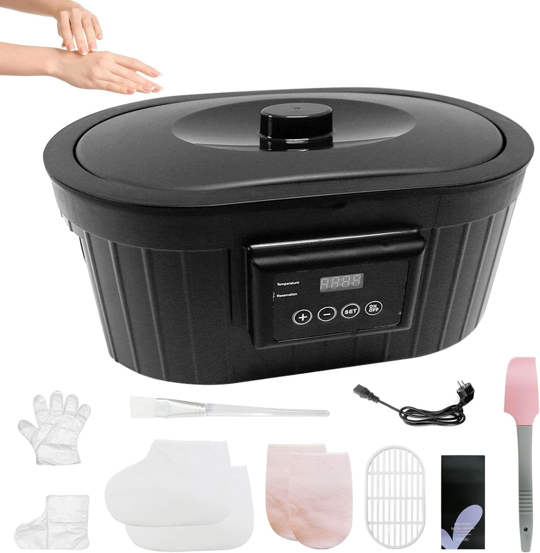 Paraffinbad für Hände und Füsse Set, 5L Paraffin Wachsbad Maschine Paraffinbäder Wachsbad für Hände