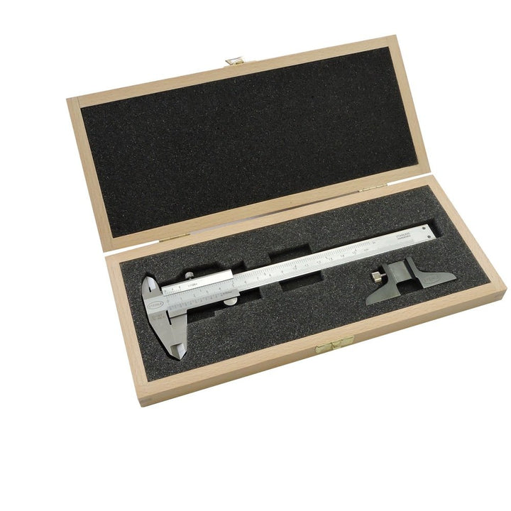 SET 2-tlg STEINLE Messschieber 1102 Analog - STEINLE Analog Messschieber 150 mm - STEINLE Tiefenmess