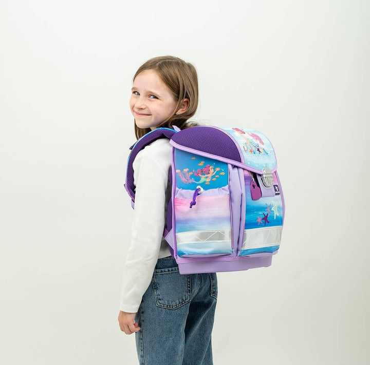 Belmil 403-13/AG/S Schulranzen Set 4 - teilig (Beautiful Mermaid)