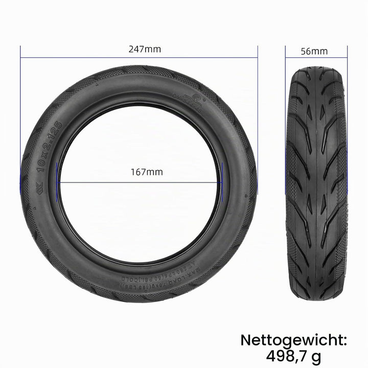 TREFAN 10x2,125 250 * 54 Aussen-und Innen Reifen für Ninebot F20 F25 F30 F40/Xiaomi 4Pro Elektroroll