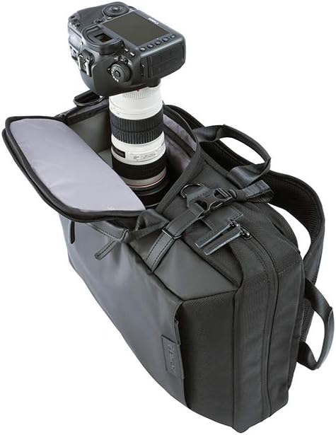 Vanguard VEO SELECT45M BK Rucksack/Schultertasche für DSLR-Kamera, Videoausrüstung oder Drohne, Schw