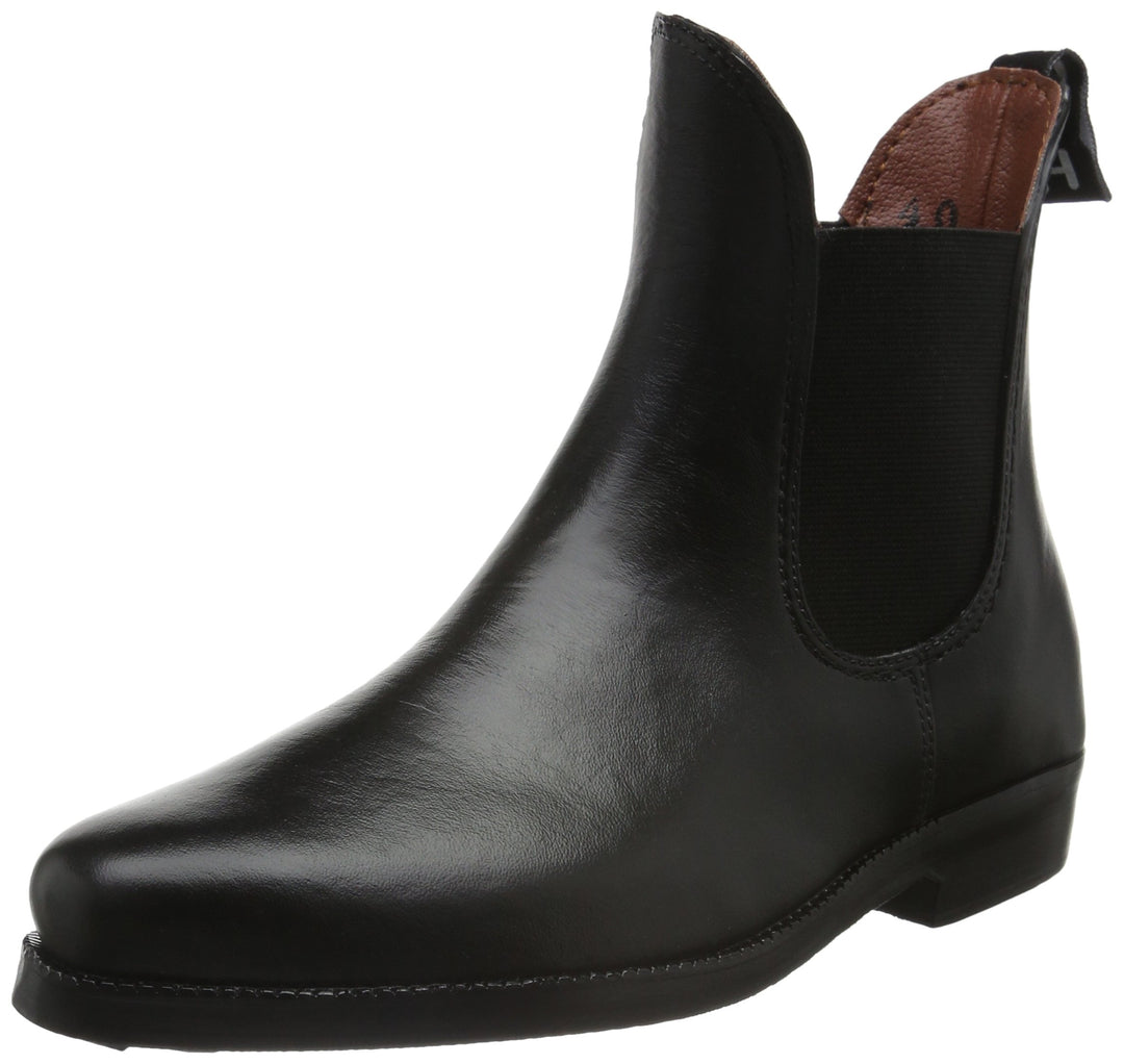HKM Herren Jodhpurgummistiefel-Soft/Weit-mit Elastikeinsatz, Schwarz, 33 33 EU 9100 Schwarz, 33 EU 9