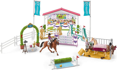 schleich 42440 Freundschaftsturnier, für Kinder ab 5-12 Jahren, HORSE CLUB - Spielset alte Verpackun