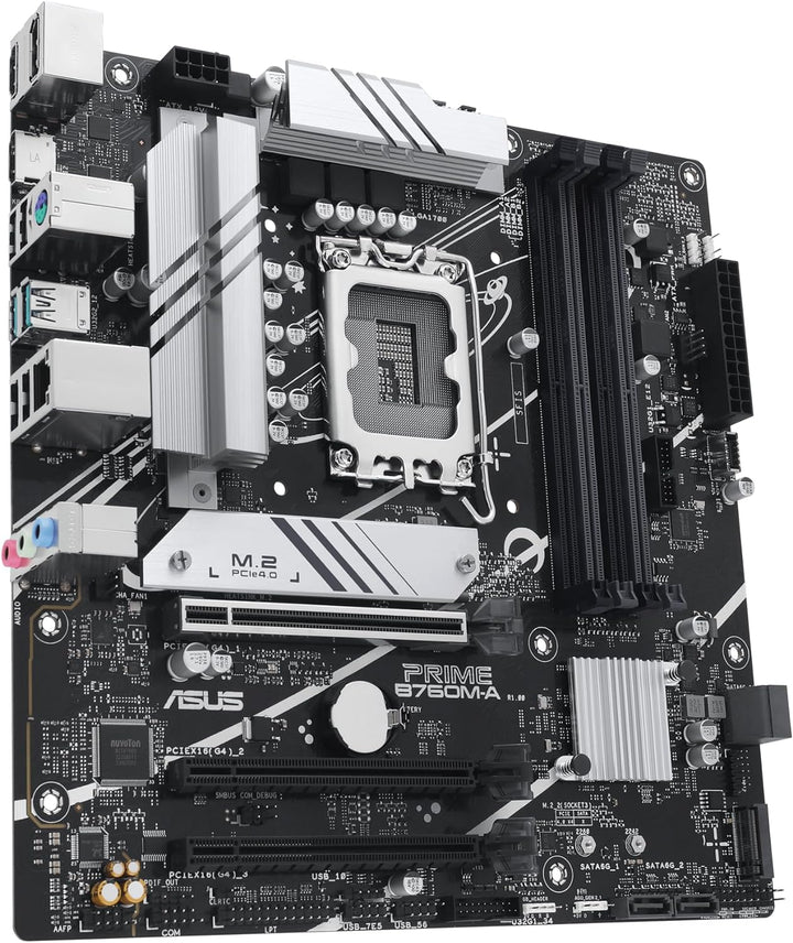 ASUS PRIME B760M-A-CSM Business Mainboard Sockel Intel LGA 1700 (Intel B760, mATX, DDR5 Speicher, 2x