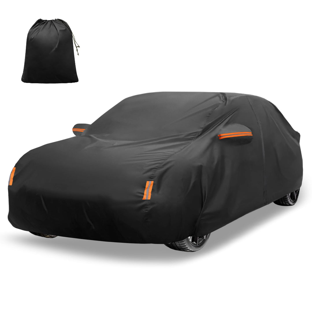 X Autohaux, Autoabdeckung für Honda Accord Limousine/Coupé aus 210D-PU für den Aussenbereich – volls