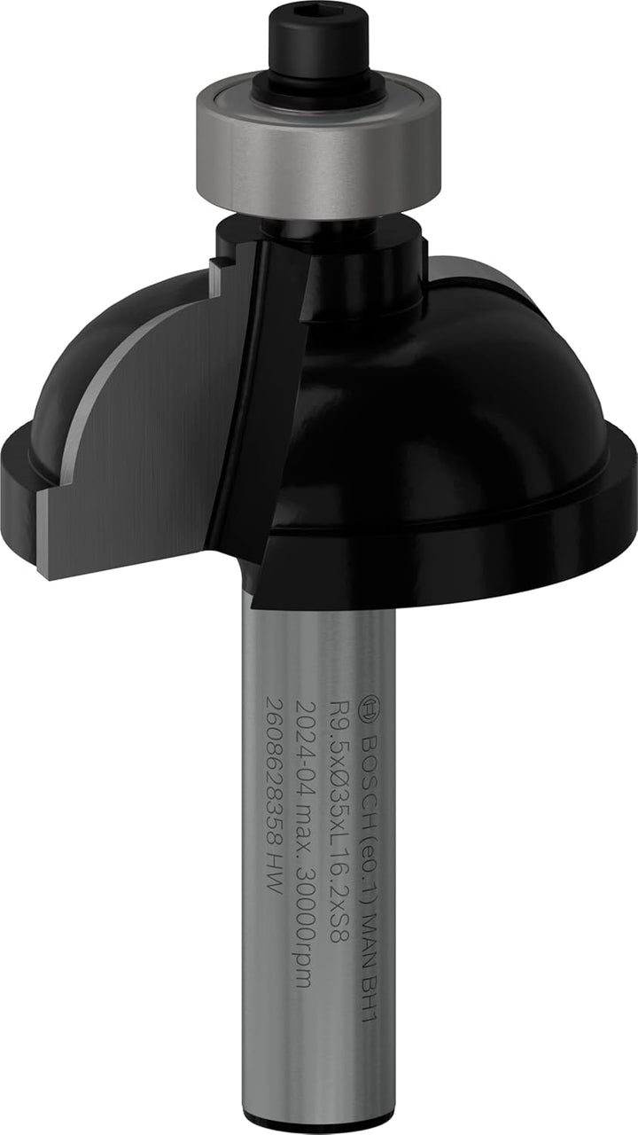 Bosch Accessories Accessories Professional Zubehör 2608628358 Profilfräser F 8 mm, R1 9,5 mm, D 35 m