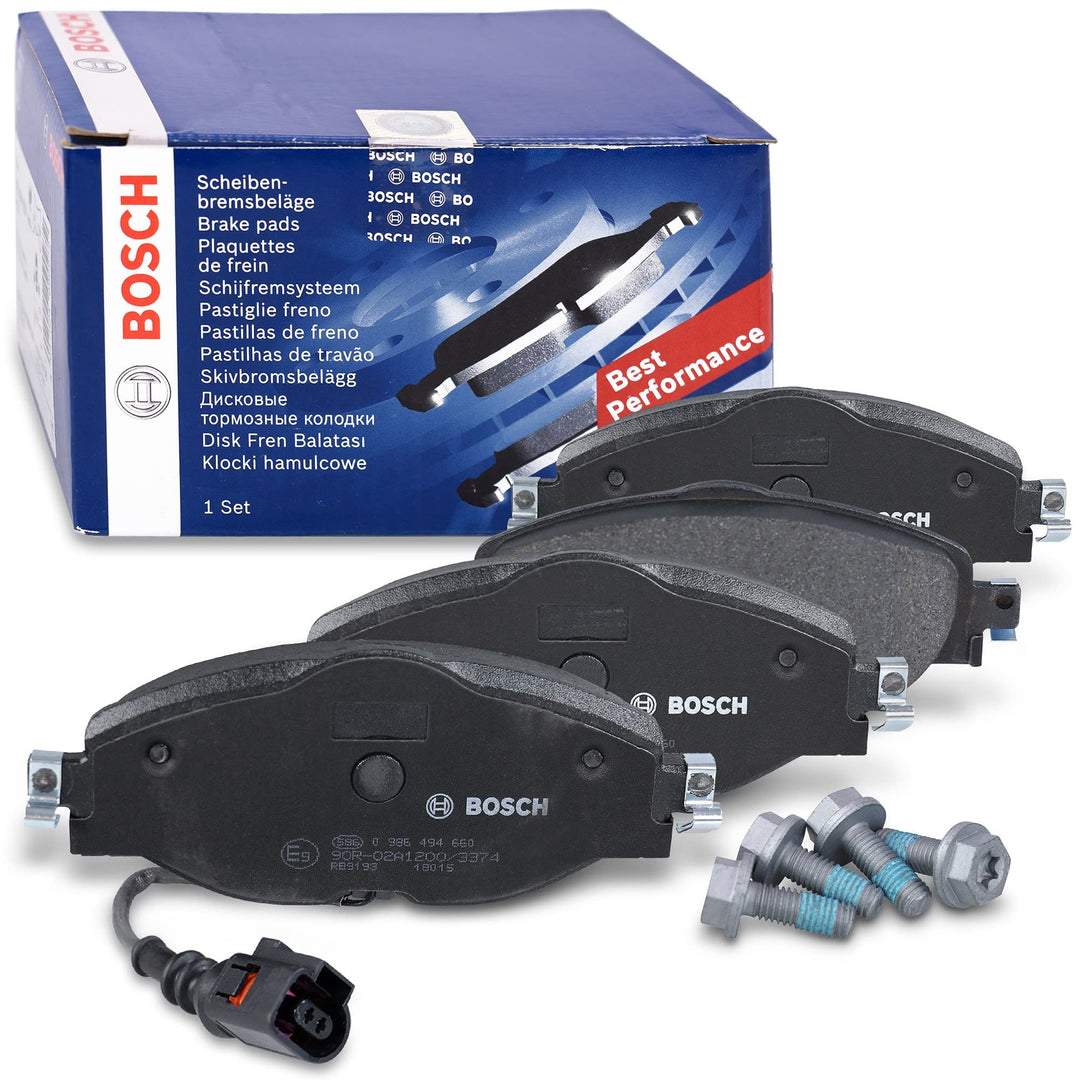Bosch BP1505 Bremsbeläge - Vorderachse - ECE-R90 Zertifizierung - vier Bremsbeläge pro Set Einzelbet