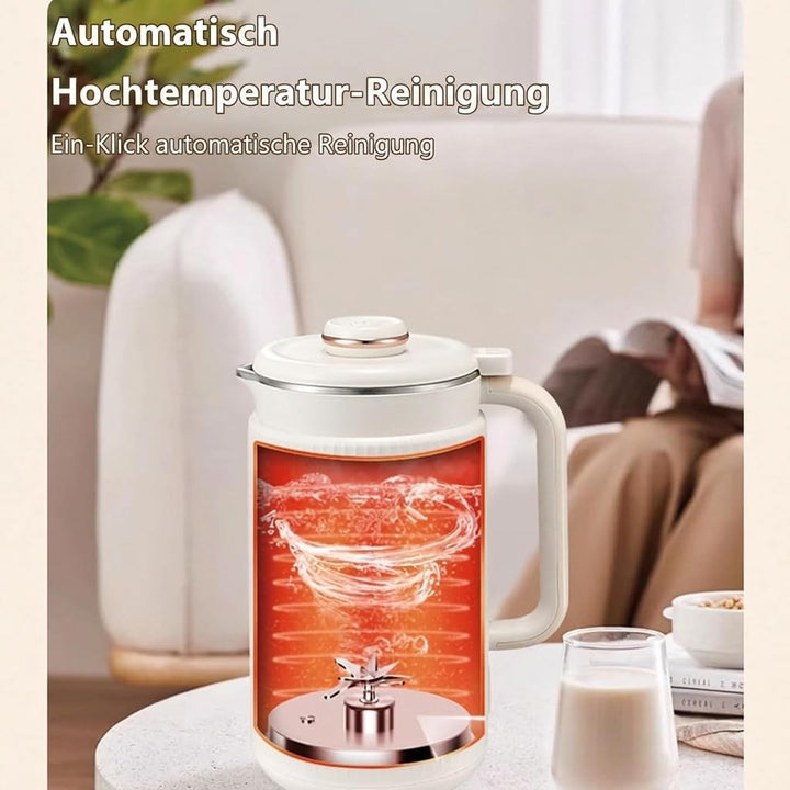 Irishom Nussmilchmaschine, Automatische Mandelmilchmaschine für selbstgemachte Pflanzenmilch, Hafer,