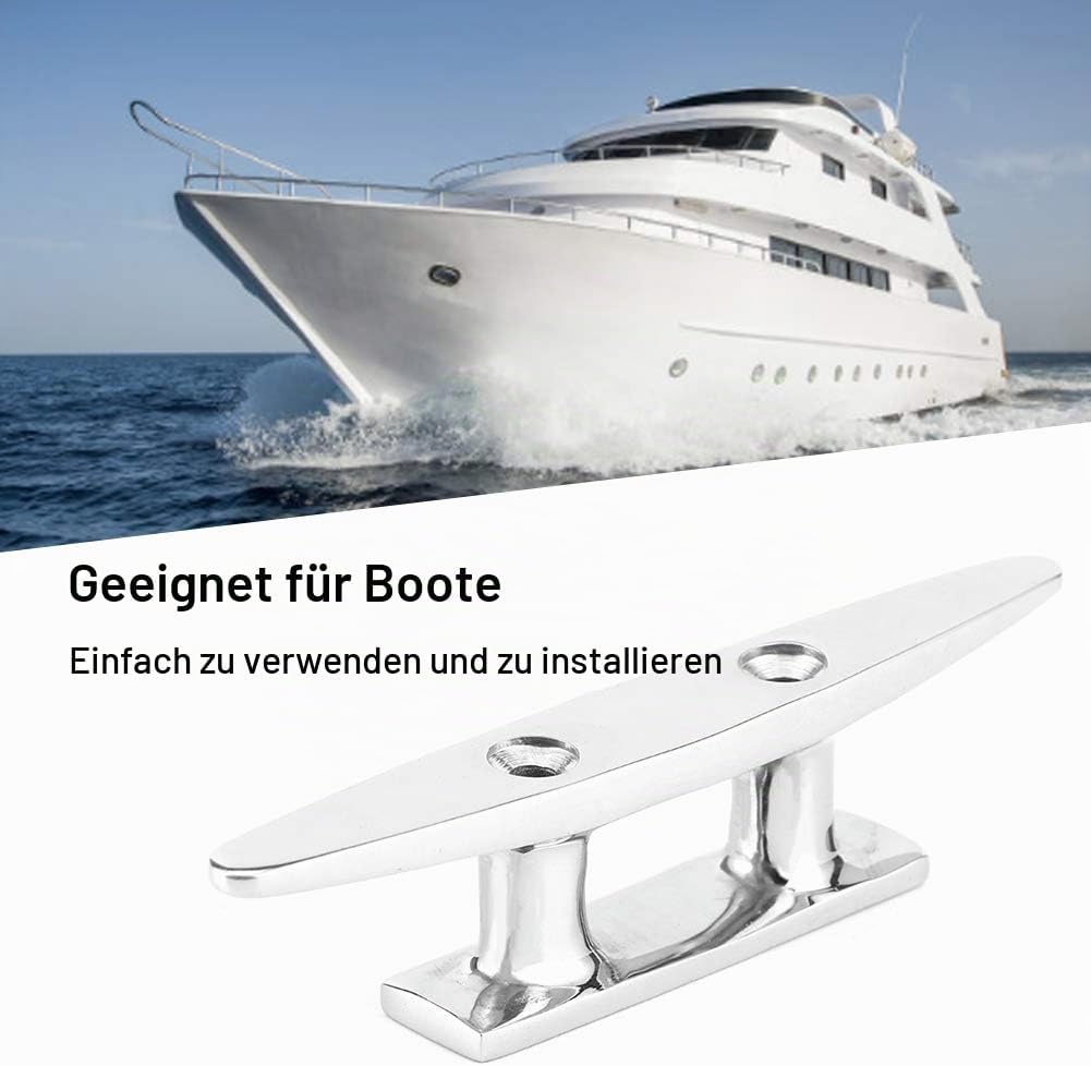 4 Stück Boot Kampen,Anlegeklampen für Boote,100 mm/3,9 Zoll Marine-Klampe Boot-Dock-Klampe Bootsdock