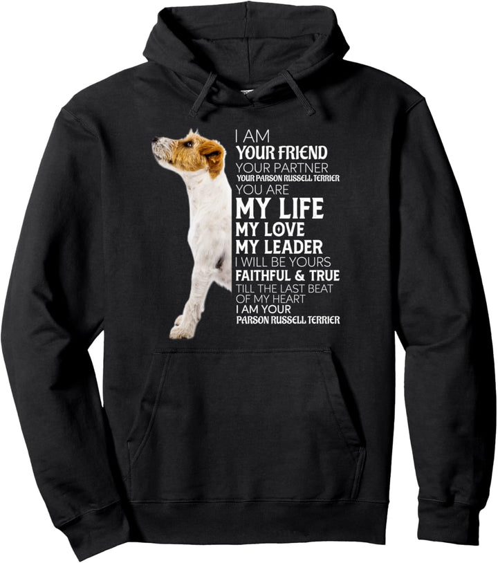Dein Freund Dein Partner Dein Parson Russell Terrier Mama Papa Pullover Hoodie