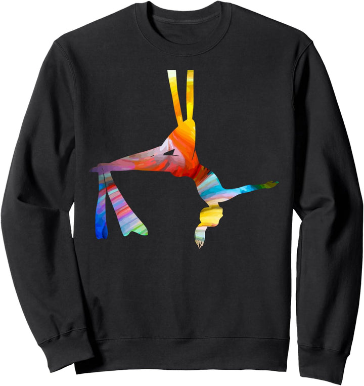 Aerial Silks Dancer Aerialist Air Yoga Akrobatics Circus Sweatshirt