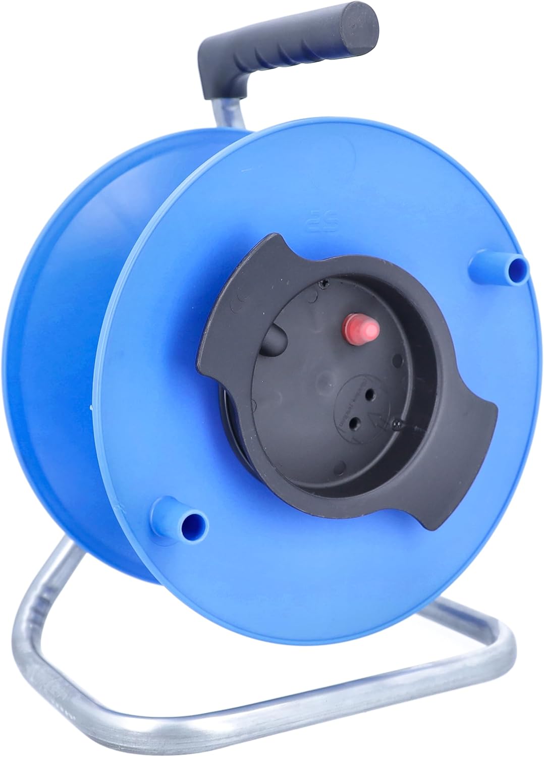 as - Schwabe Camping Kabeltrommel leer 285mmØ, für ca. 50m Kabel 3G2,5, für Outdoor-Einsatz mit IP44